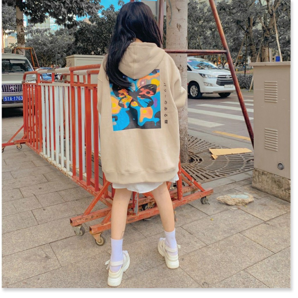 ÁO HOODIE NỮ FOM RÔNG DÀI PHỦ MÔNG THỜI TRANG SÀNH ĐIỆU