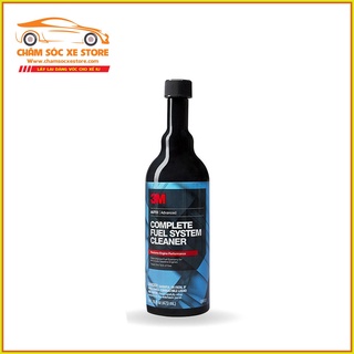 Dung Môi Phụ Gia Xăng 3M 08813 473ml, Súc Béc Xăng Ô tô 3M Fuel System Cleaner Tank Additive