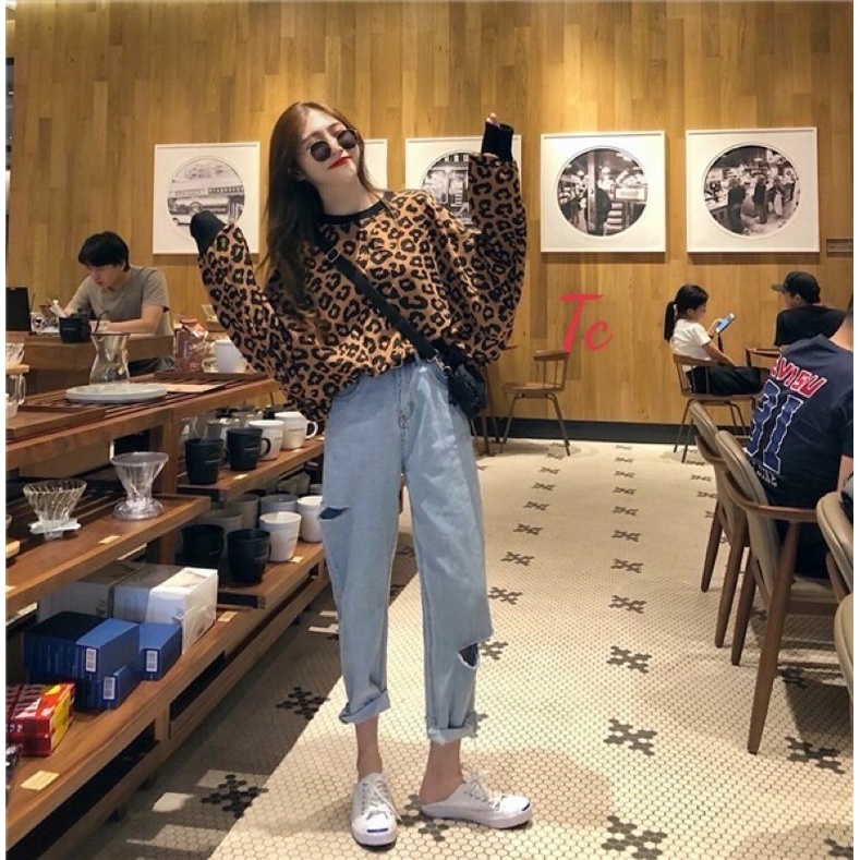 Áo Swt Nỉ Da Báo