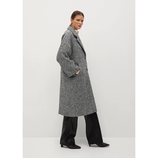 Áo dạ Mango dáng oversized xuất dư