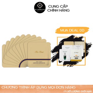 Combo 10 Gói Tinh Chất Vàng Ohui The First Geniture Ampoule Advanced 1Ml