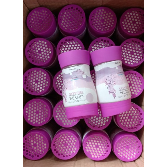 SIÊU HOT Sáp thơm Cristal Blue 220g hương Lavender có đèn led thành phần tự nhiên, hương thơm quyến rũ