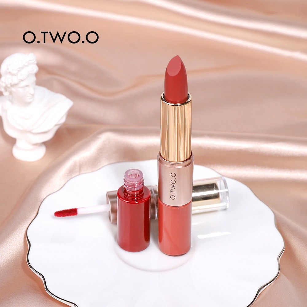 Thỏi son O.TWO.O 2 trong 1 dưỡng ẩm bền lâu #8
