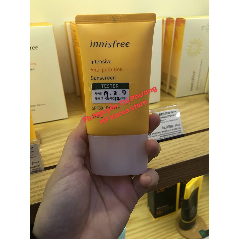 Kem chống nắng Innisfree Perfect Protection Cream Anti Pollution