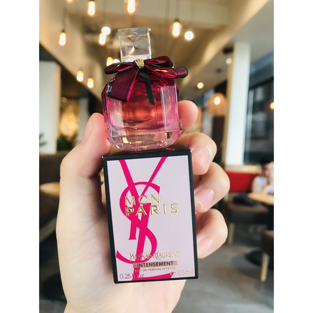[HCM] Nước Hoa Mini Nữ YSL Mon Paris Intensement EDP 7.5ml Chính Hãng