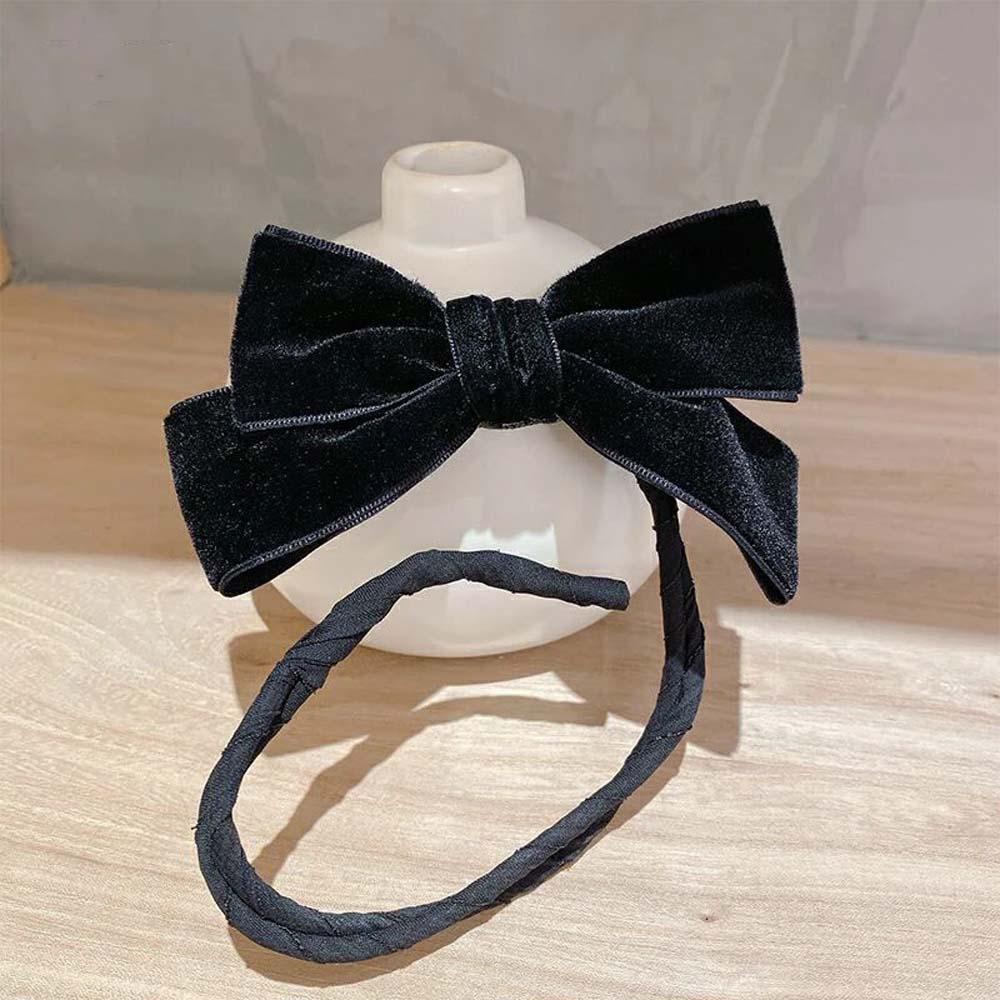 AROMA Dụng Cụ Uốn Tóc Thắt Nơ Bằng Nhung Phong Cách Hàn Quốc Cho Nữ