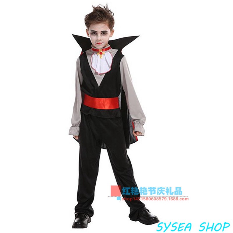 Bộ Đồ Hóa Trang Ma Cà Rồng Độc Đáo Cho Bé Trai Dịp Halloween