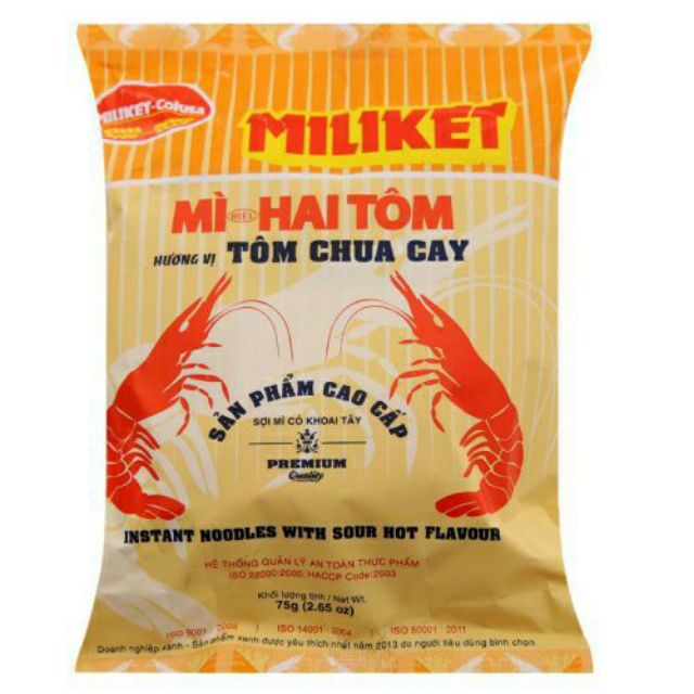 Mì hai tôm chua cay của miliket