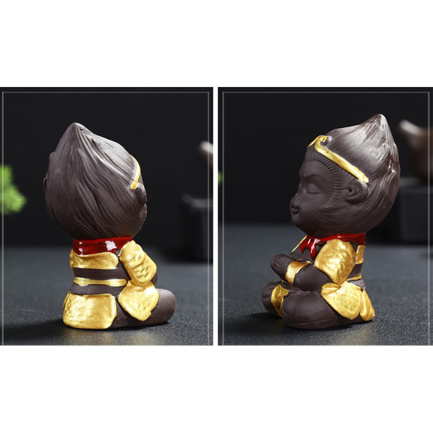 Tượng tôn ngộ không mini 🎁FREESHIP🎁 tượng tề thiên đại thánh -Tượng phật trang trí xe hơi, tiểu cảnh, bàn | BigBuy360 - bigbuy360.vn