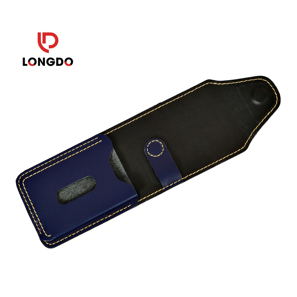 Ví sen 5 màu xanh navy - Ví nam mini - Cam kết 100% da bò thật nhập khẩu - Bảo hành 5 năm - Thương hiệu uy tín Longdo Le