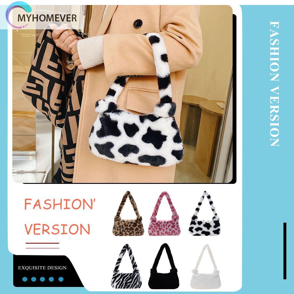 Túi Xách Đeo Vai / Dưới Cánh Tay Bằng Vải Bông In Họa Tiết Động Vật Cổ Điển Dành Cho Nữ