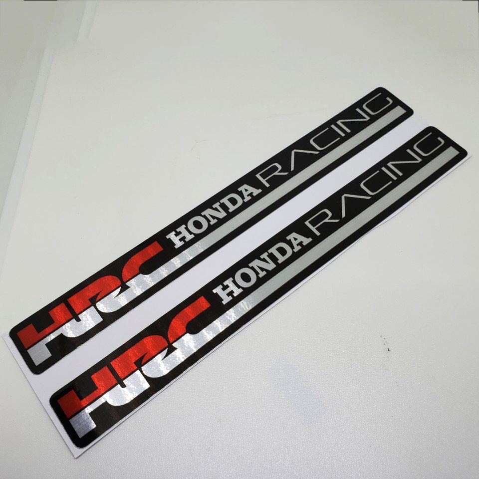 2 TEM DÁN PHUỘT XE HONDA RACING