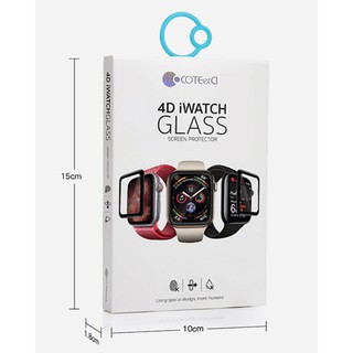 Kính Cường Lực Apple Watch 4D Full Viền Chính HãngCoteetci