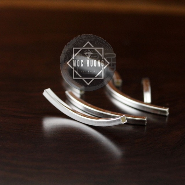 ✅ BÁN SỈ ✅ Charm ống bạc, ống vuông bạc hàng đẹp - Bạc xịn loại 1, PH099