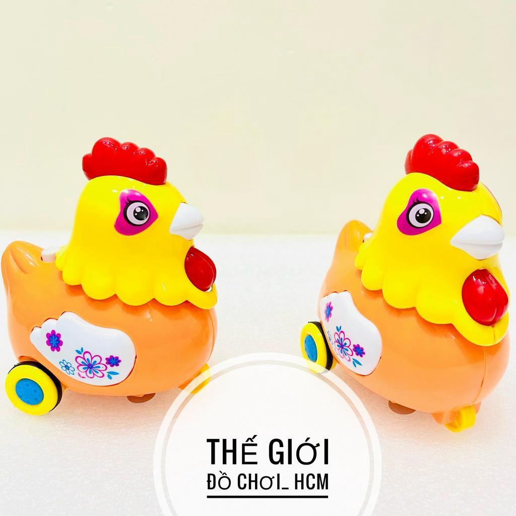 [PHÁT NHẠC - CLIP THẬT] Gà mái hoa mơ chạy bánh đà có đèn, có nhạc  rất dễ thương dành cho các bé