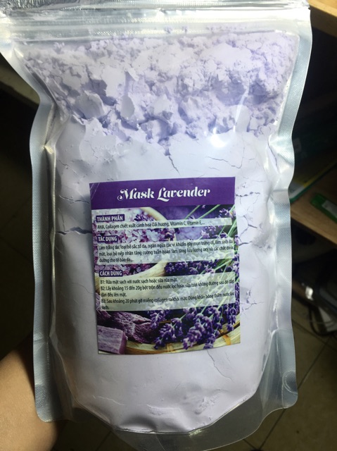 100gr Mặt nạ hoa oải hương Lavender (mask dẻo) hàng HandMade