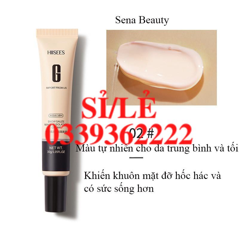 [ CHÍNH HÃNG ] Kem nền che khuyết điểm Hiisees Chữ G 30g Sena Beauty  HAIANHSHOP