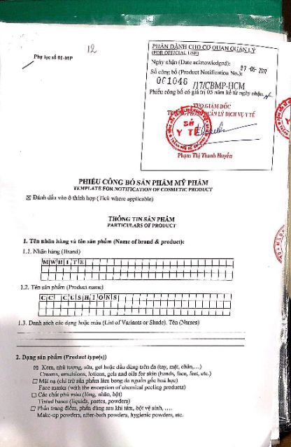 Phấn nước CC Cushions Mwhite | BigBuy360 - bigbuy360.vn