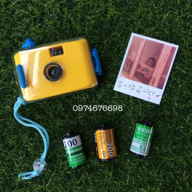 (Máy loại tốt, kèm film, được chọn màu) Máy ảnh film lomo chụp dưới nước