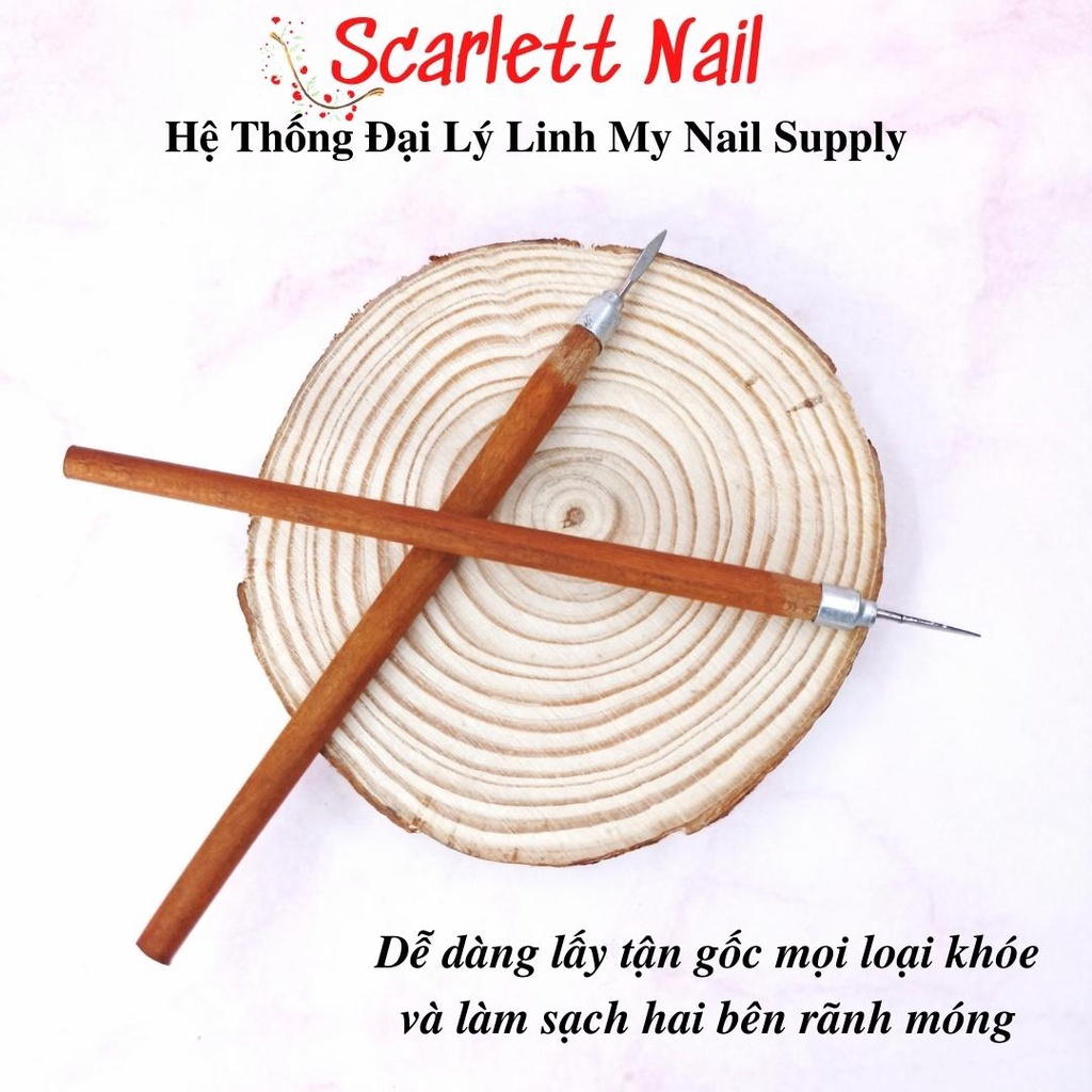 Cây Lấy Khóe Cán Gỗ - Lấy Khóe Móng Tay Móng Chân Siêu Bén