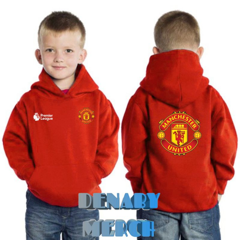 Áo Khoác Hoodie In Hình Premier League Manchester United Cho Bé