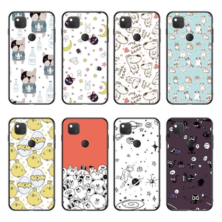 Ốp Điện Thoại TPU Mềm In Chó Mèo Hoạt Hình Cho Google Pixel 3A XL / Pixel 4 XL / Pixel 4A