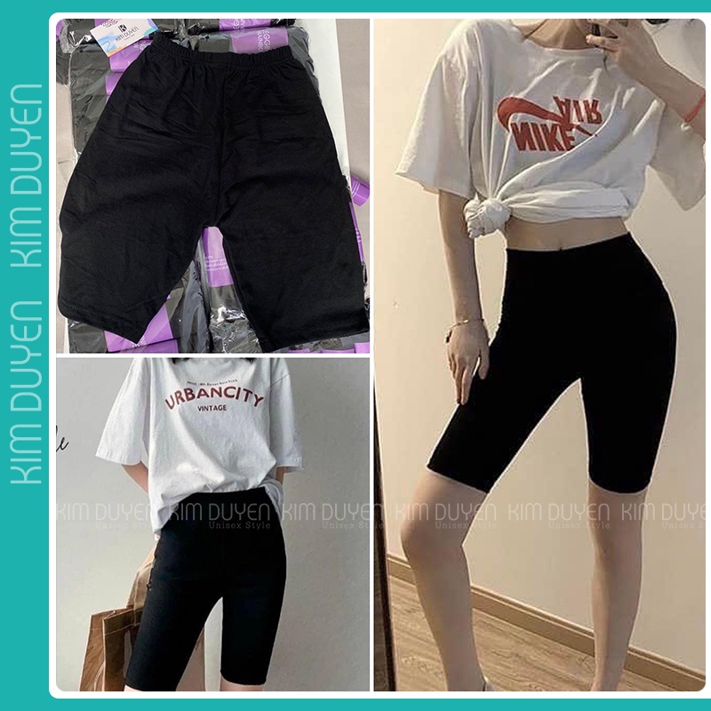 Quần Legging Lửng Nữ Quần Legging Cạp Cao Nâng Mông Chất Thun Bozip Co Giãn Freesize