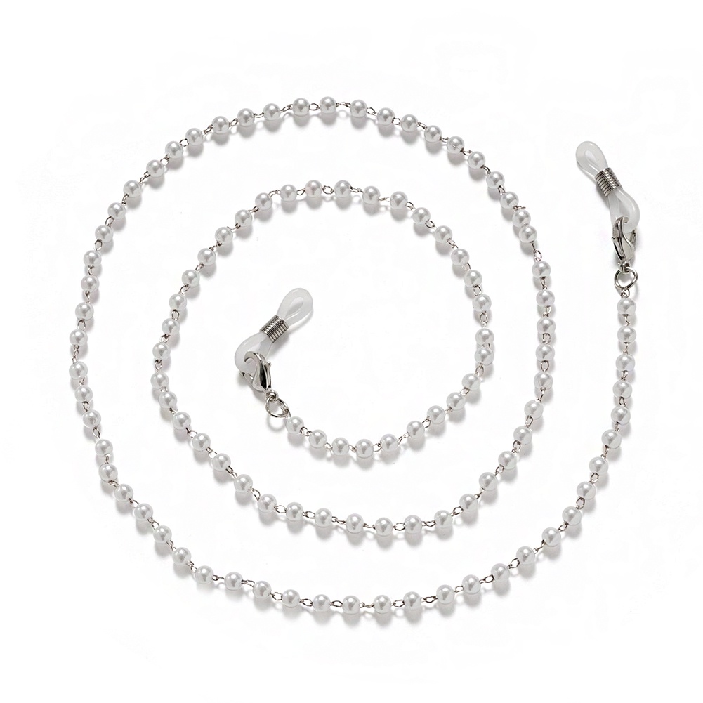 Vòng cổ Đeo Mắt Kính Đính Hạt Ngọc Trai Nhân Tạo Nhiều Màu Thời Trang Cho Nữ