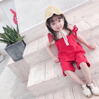 Sét đũi 2 dây quần lửng bé gái xả hàng