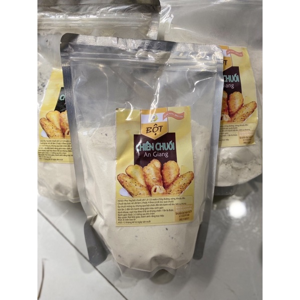 Bột chiên chuối thơm ngon giòn gói 1kg