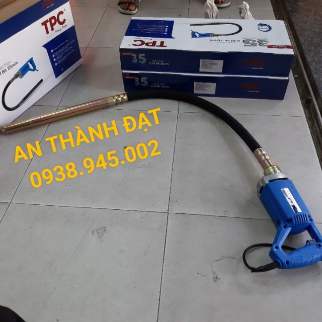 Máy đầm dùi bê tông hiệu TPC mới công suất 800w