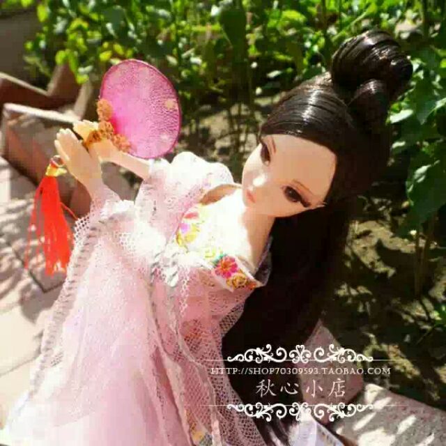 Quạt cổ trang cho búp bê