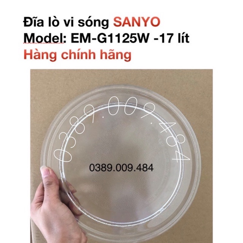 Đĩa lò vi sóng SANYO 17 lít EM-G1125W chính hãng