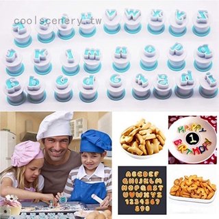 Khuôn làm bánh 26 chữ cái và 10 khuôn chữ cái