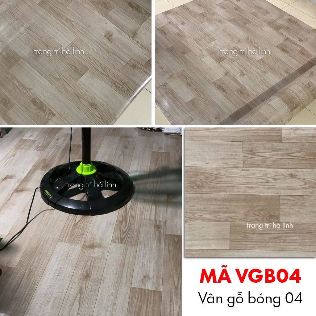 Simili lót sàn nhà thảm nhựa lót sàn giả vân gỗ nhiều mẫu dày 0.5mm
