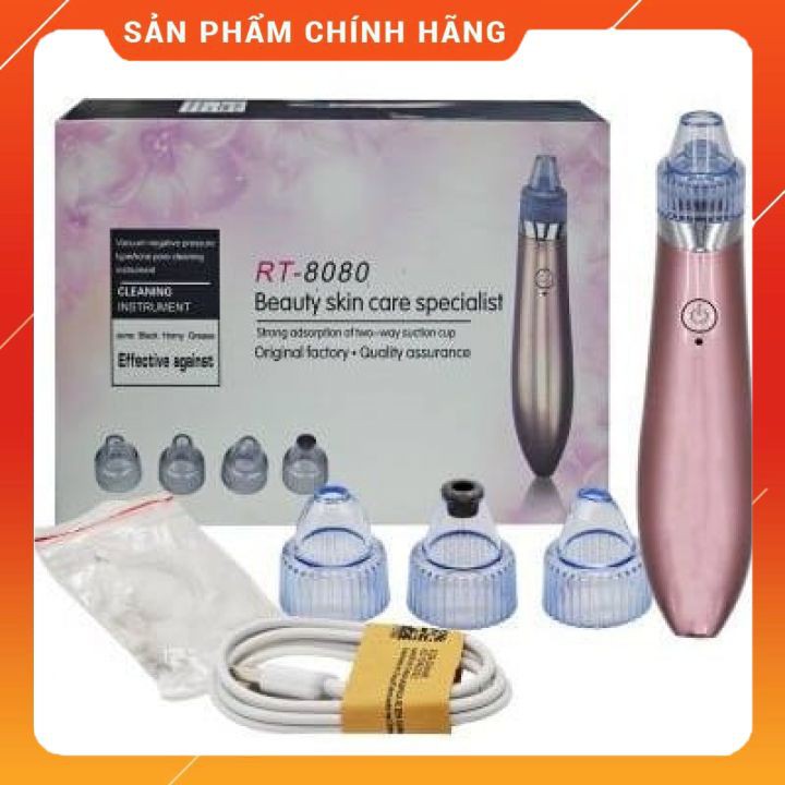 Máy Hút Mụn Hàn Quốc Cao Cấp + Tặng 4 Đầu Hút