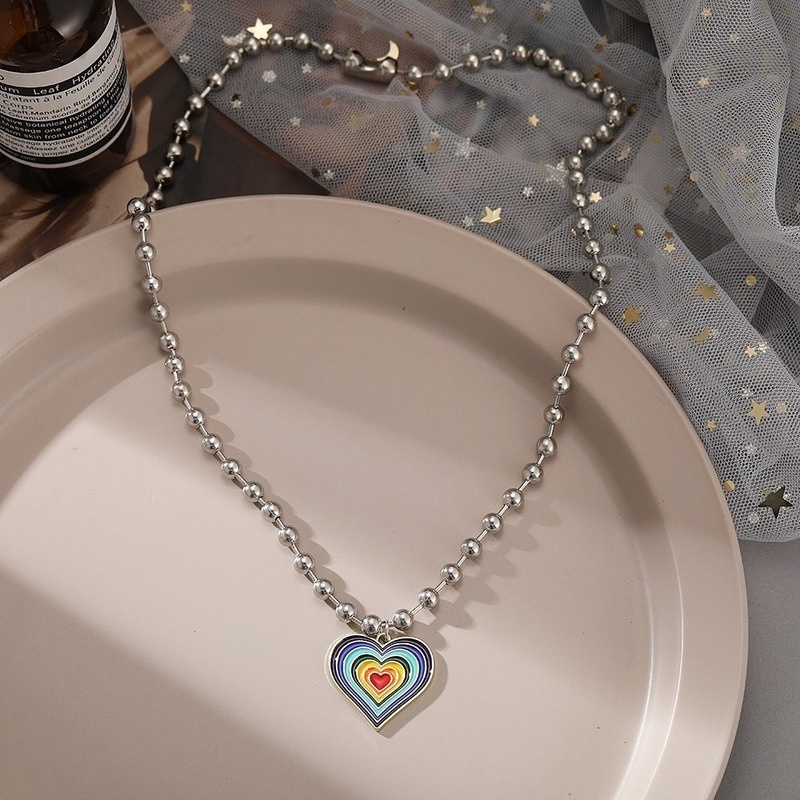 Vòng cổ Mặt Trái Tim Thời Trang Hàn Quốc Dành Cho Nữ