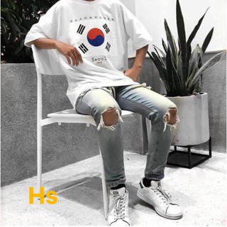 Áo phông nữ cờ hàn quốc - có sẵn