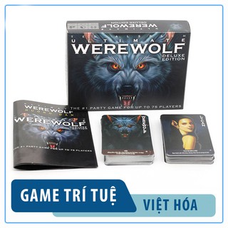 Bộ bài Ma Sói Ultimate Deluxe phiên bản tiếng Việt 78 lá - Board Game nhập vai chơi theo nhóm 5 - 75 người
