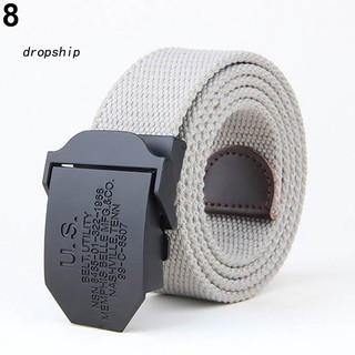 Dây nịt nam kiểu dáng quân đội màu trơn