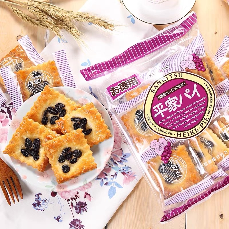 Bánh Nướng Nho Khô Sanritsu - 12 cái