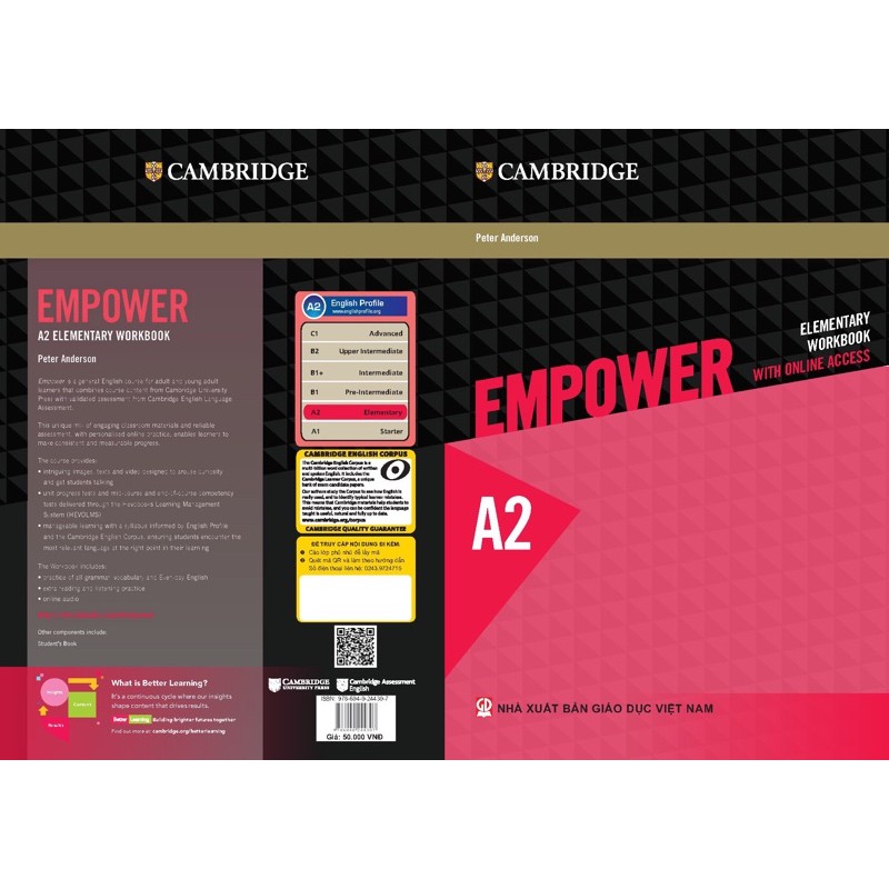 Sách - Cambridge English Empower Elementary Workbook with Answers with Downloadable Audio