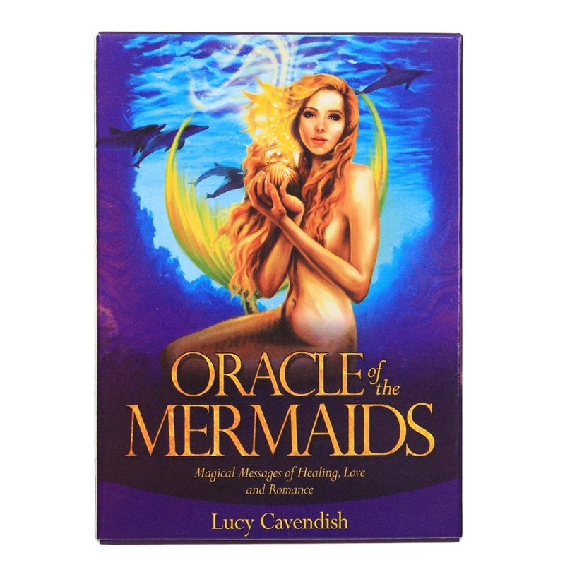 Bộ Bài Tarot 45 Lá Họa Tiết Nàng Tiên Cá Và Chữ Love &amp; Romance