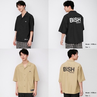 Áo sơ mi nam cộc tay cổ bẻ BiSH thời trang, năng động của GU -Nhật
