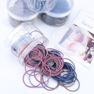 Set 100 dây chun buộc tóc nhã nhặn