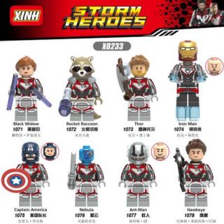 Combo 8 Minifigures Avengers End Game tặng kèm 1 mini Dr