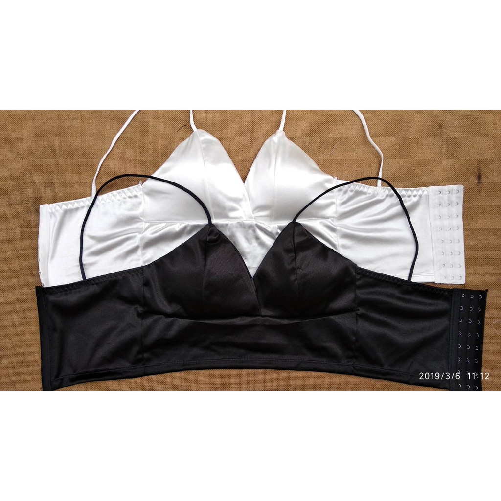 Áo bra 2 dây lụa bóng bản to