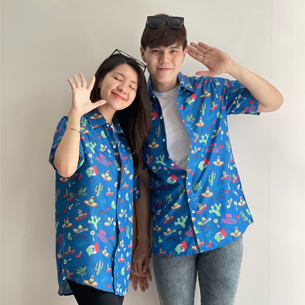 ÁO SƠ MI NAM FORM RỘNG HOẠ TIẾT HOA LÁ CỰC ĐẸP , TƯƠI TẮN