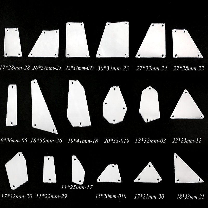 Set 30 / 60 / 100 Viên Đá Acrylic Màu Hồng / Hồng Thêu Thủ Công Đa Ứng Dụng