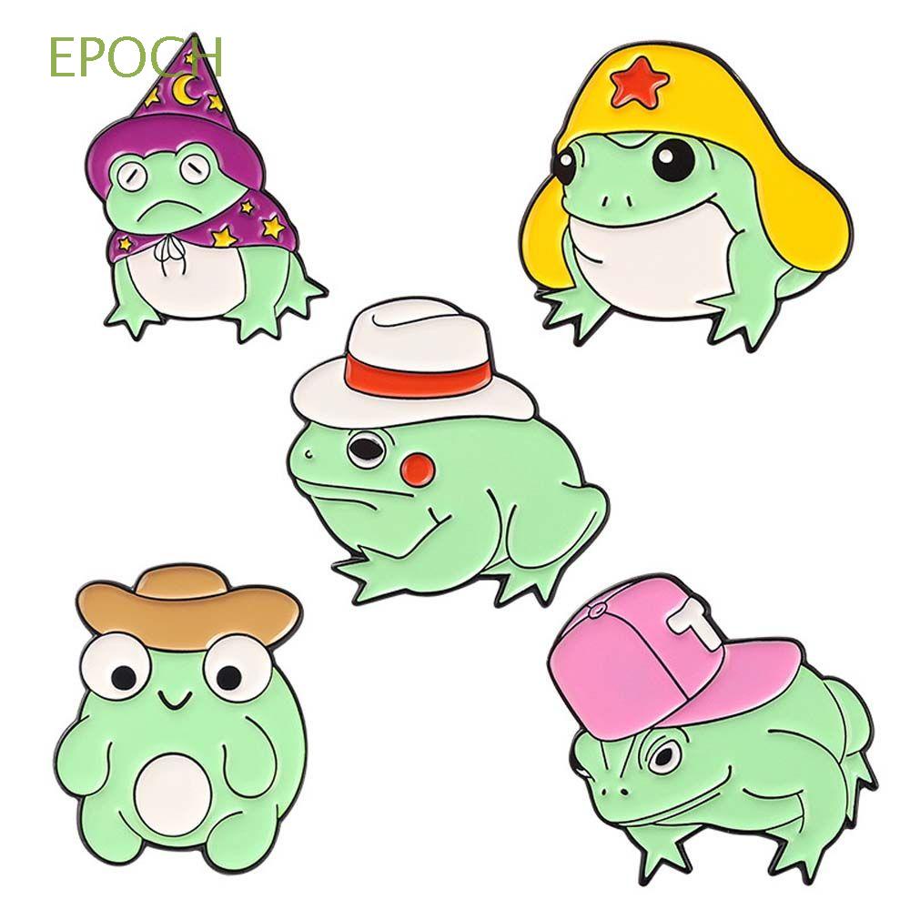 Epoch Ghim Cài Áo Hình Ếch Cầu Vồng Hoạt Hình Dễ Thương